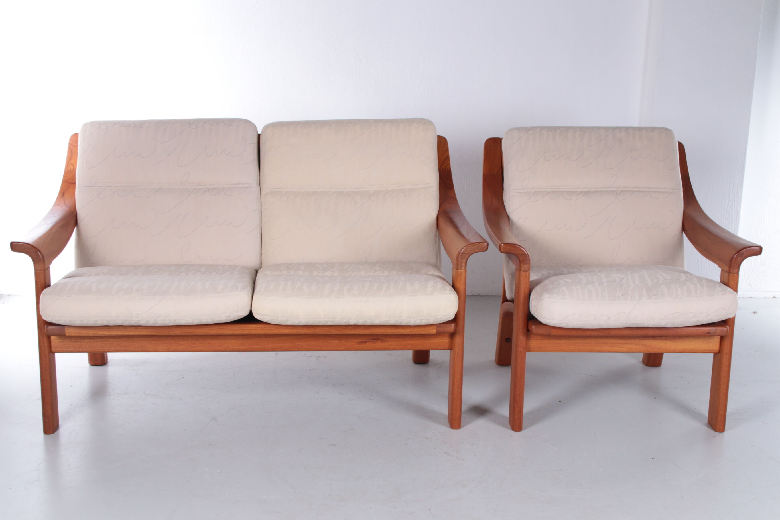 Vintage Danish Design Sofa and Armchair, 1960s