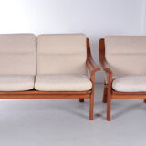 Vintage Danish Design Sofa and Armchair, 1960s