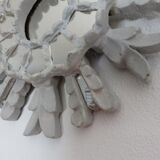 Wooden sun mirror with art deco inlays 40/50