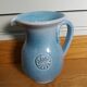 Terracotta pitcher signed Bernard and Geneviève Blanc, Poteries du Queyras