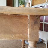 Farmhouse table turned legs