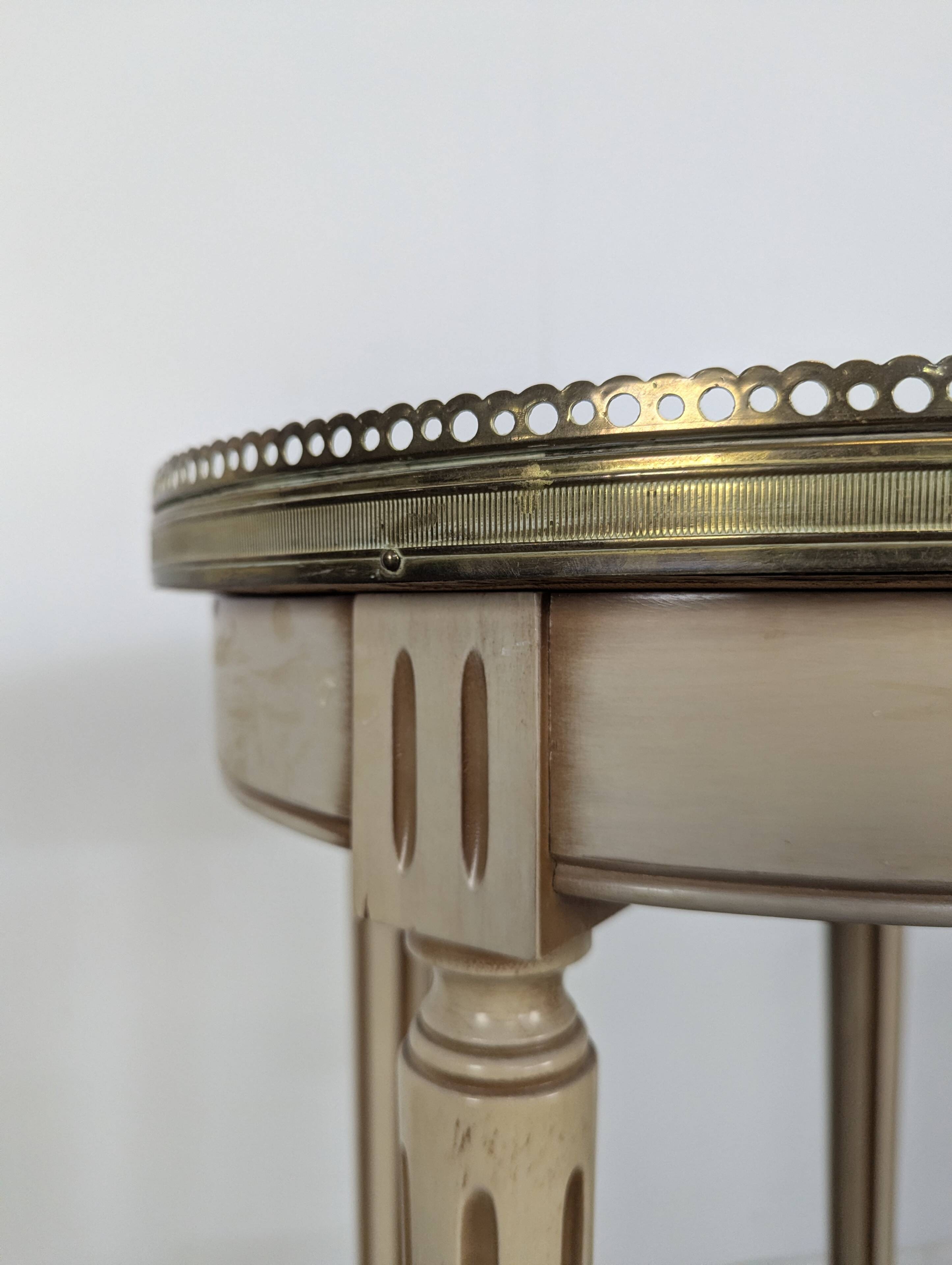 Louis XVI style re-painted gueridon
