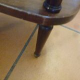 Paire de tables de chevet Anciennes Forme Haricot style Louis XVI- dessus marbre