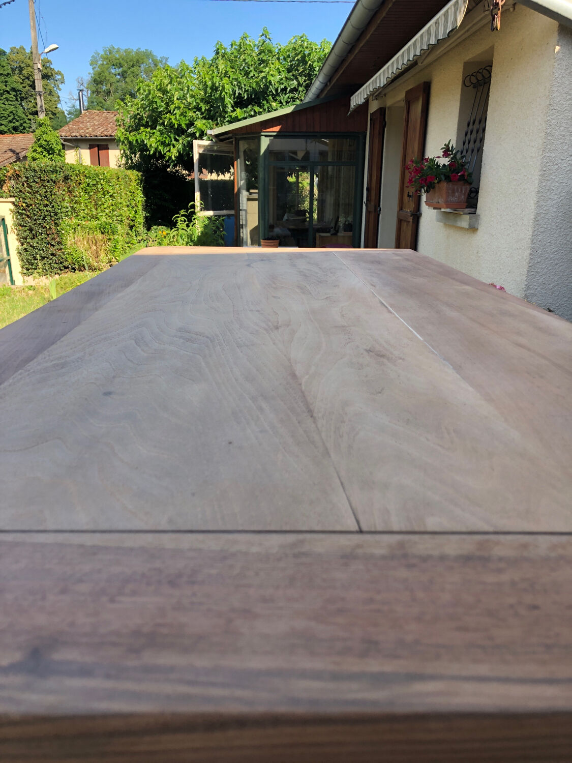 Solid walnut sideboard