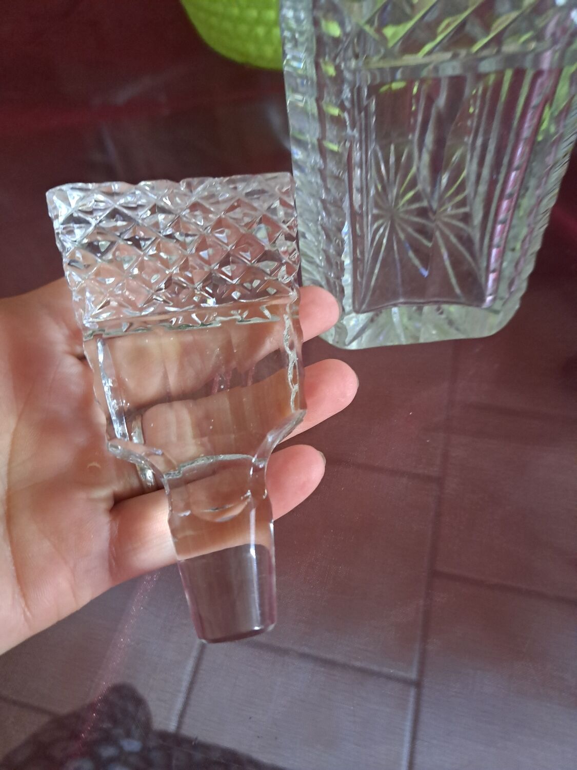 Carafe en cristal