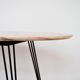 Italy 1950 s oval marble coffee table