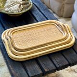 Rattan top and medium-sized canning