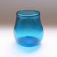 Vase en verre soufflé de Claude Morin, Dieulefit 1970/1980