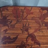 Art Nouveau marquetry pedestal table