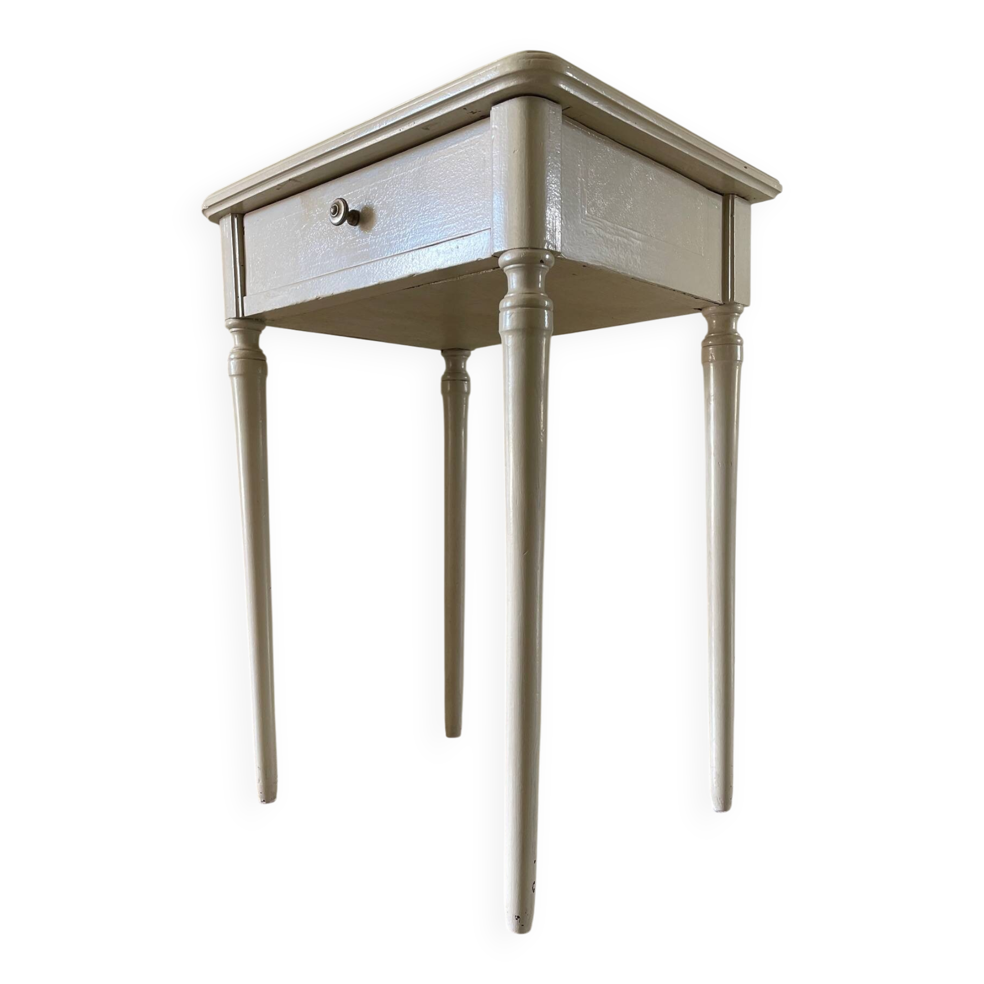 Antique bedside table with 1 drawer