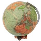 Terrestrial globe glass map Perrina