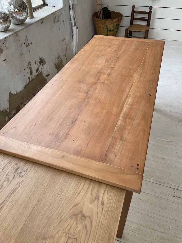 Cherry farm table - oak 2m60