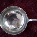 Old ladle silver metal monogram