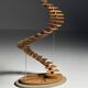 Staircase scale model vintage 90cm