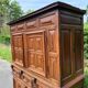 Meuble cabinet louis xiii double corps armoire renaissance ancien