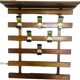 Vintage wall coat rack hooks circa
