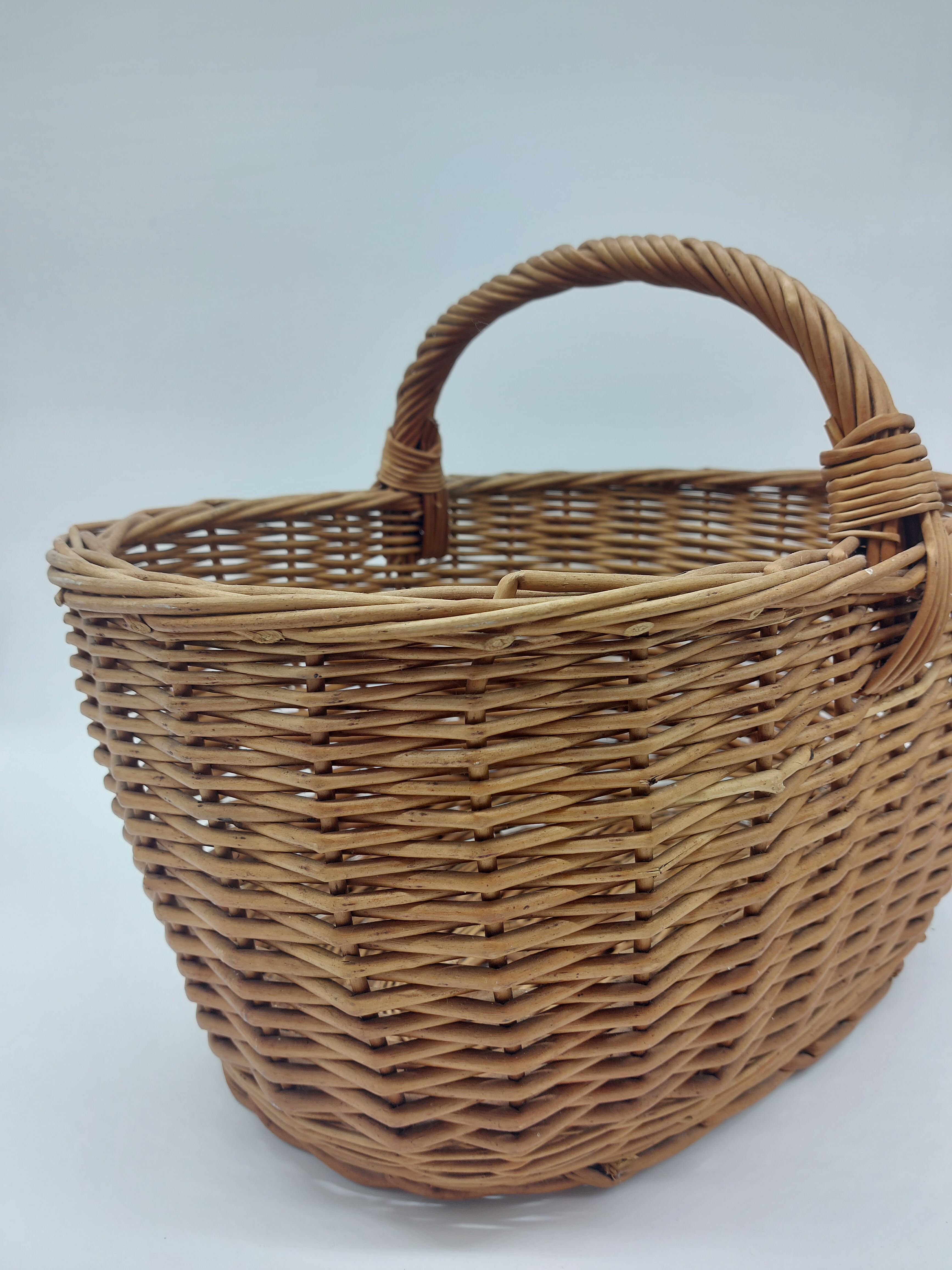 Vintage wicker basket