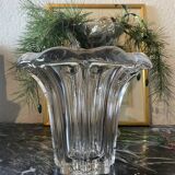 Vase en cristal "fleur" ancien