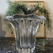 Vase en cristal "fleur" ancien
