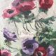 Tableau , fleurs en cascade , huile vers 1930