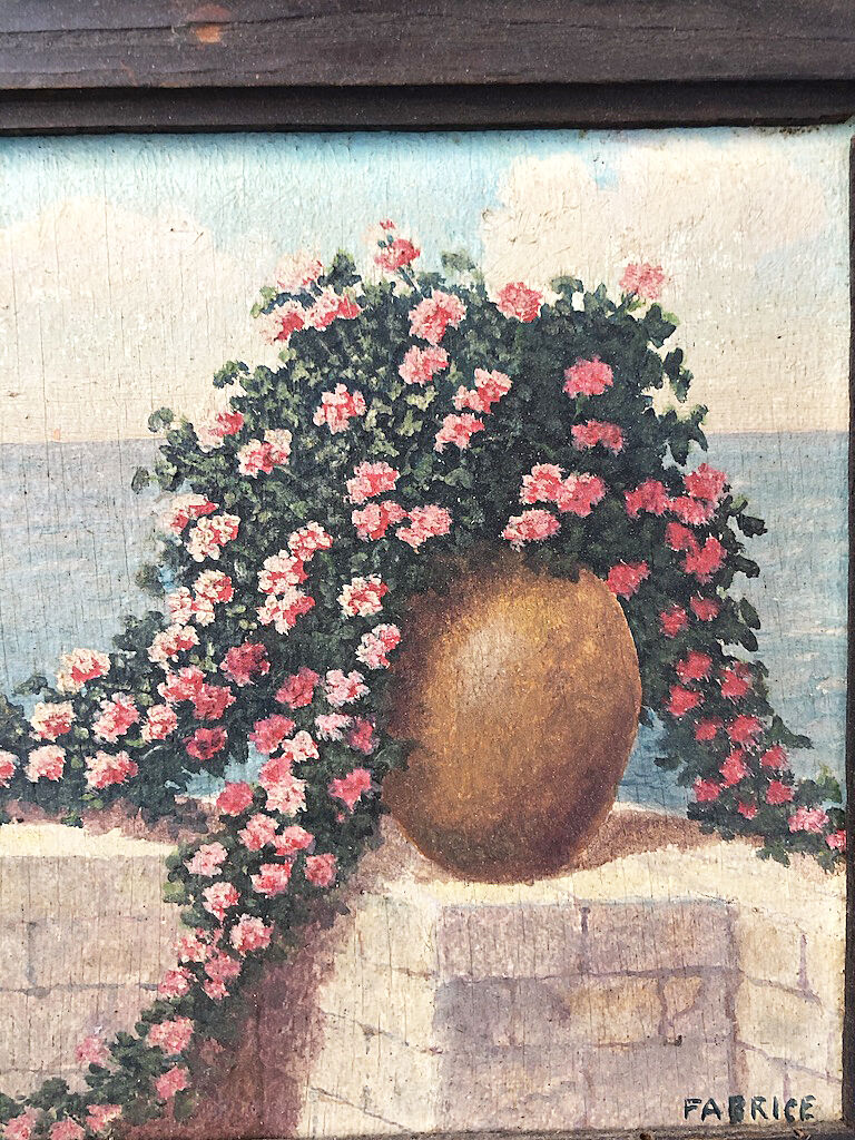 Peinture à l’huile fleurs