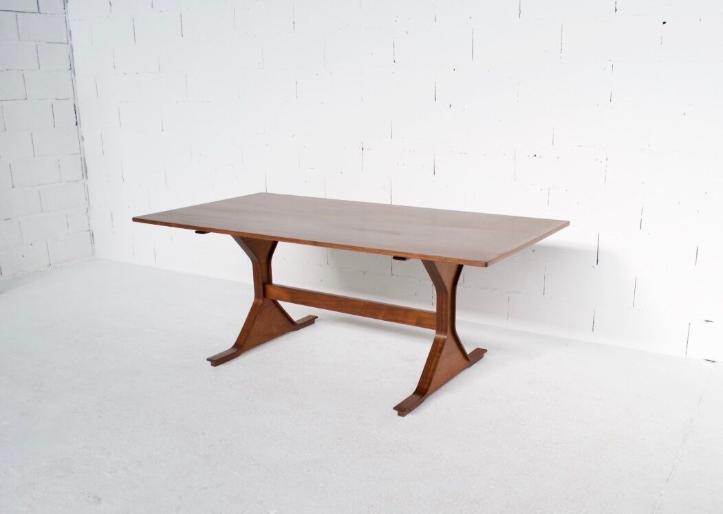 Table haute palissandre Gianfranco Frattini années 50' Bernini éditeur