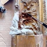 Louis XV mantel mirror with mercury