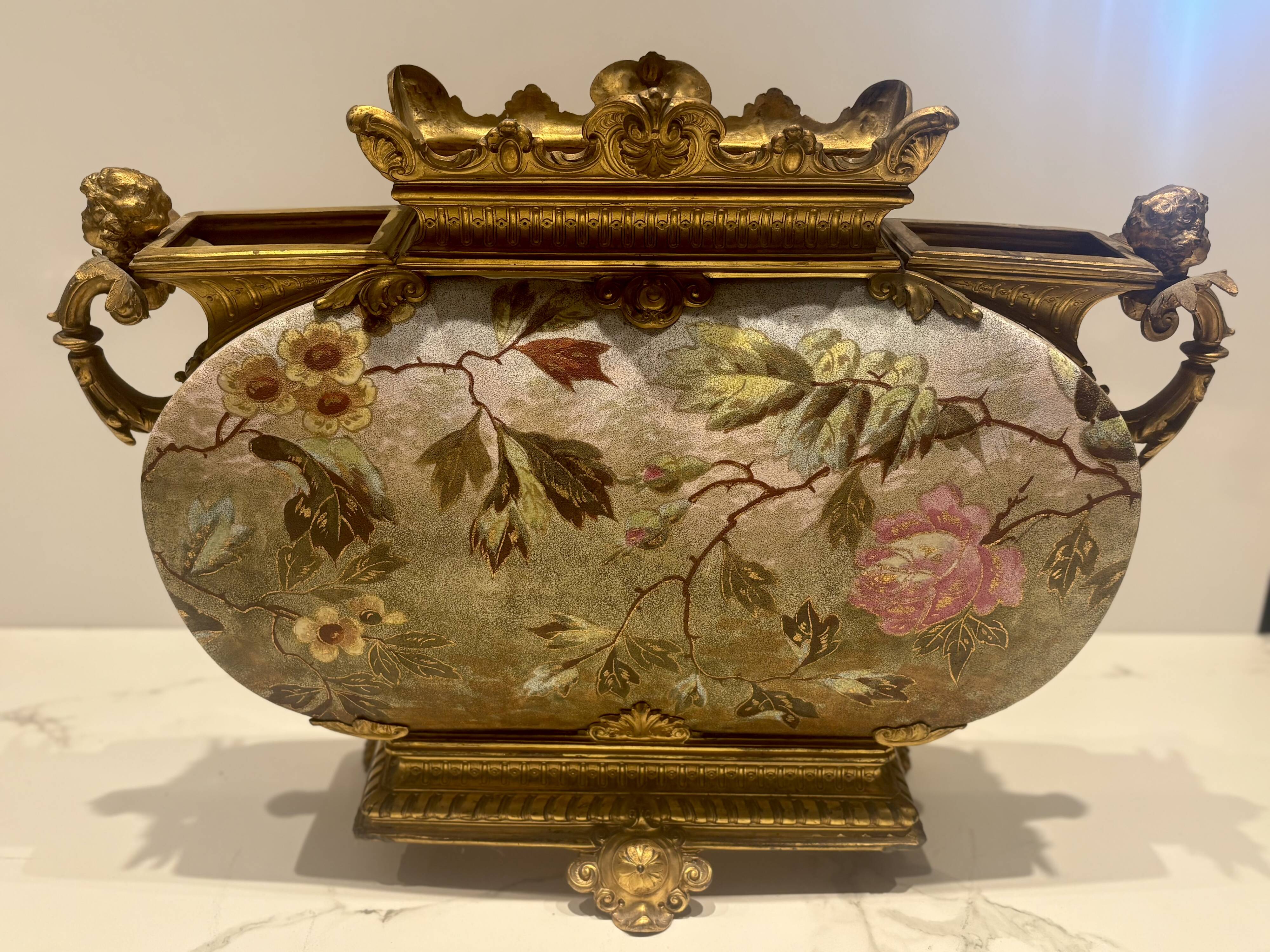 Antique Royal Bonn vase jardinière
