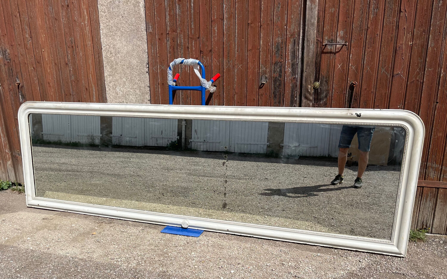 Mirror Louis-Philippe width 297 cm x height 91 cm