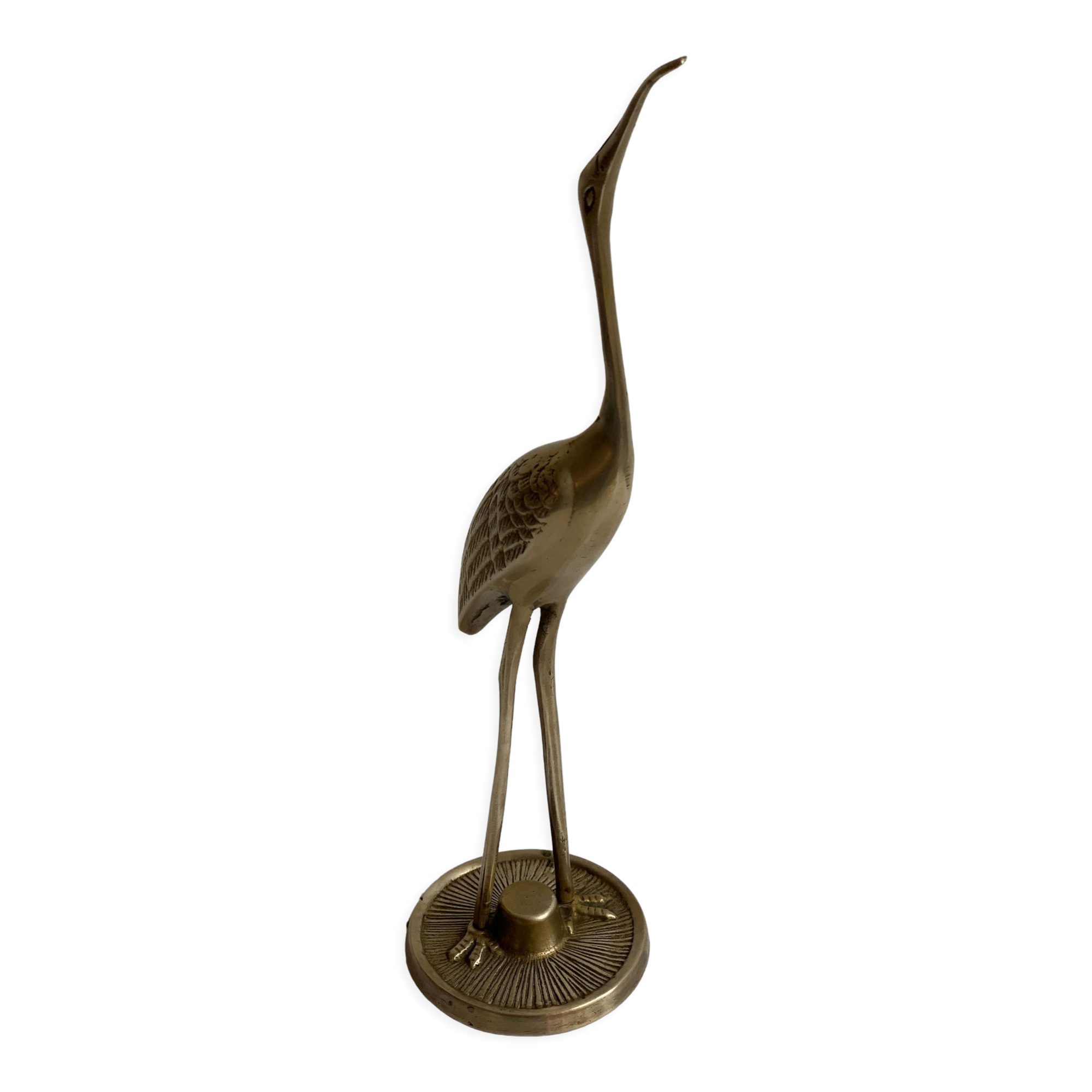 Brass heron