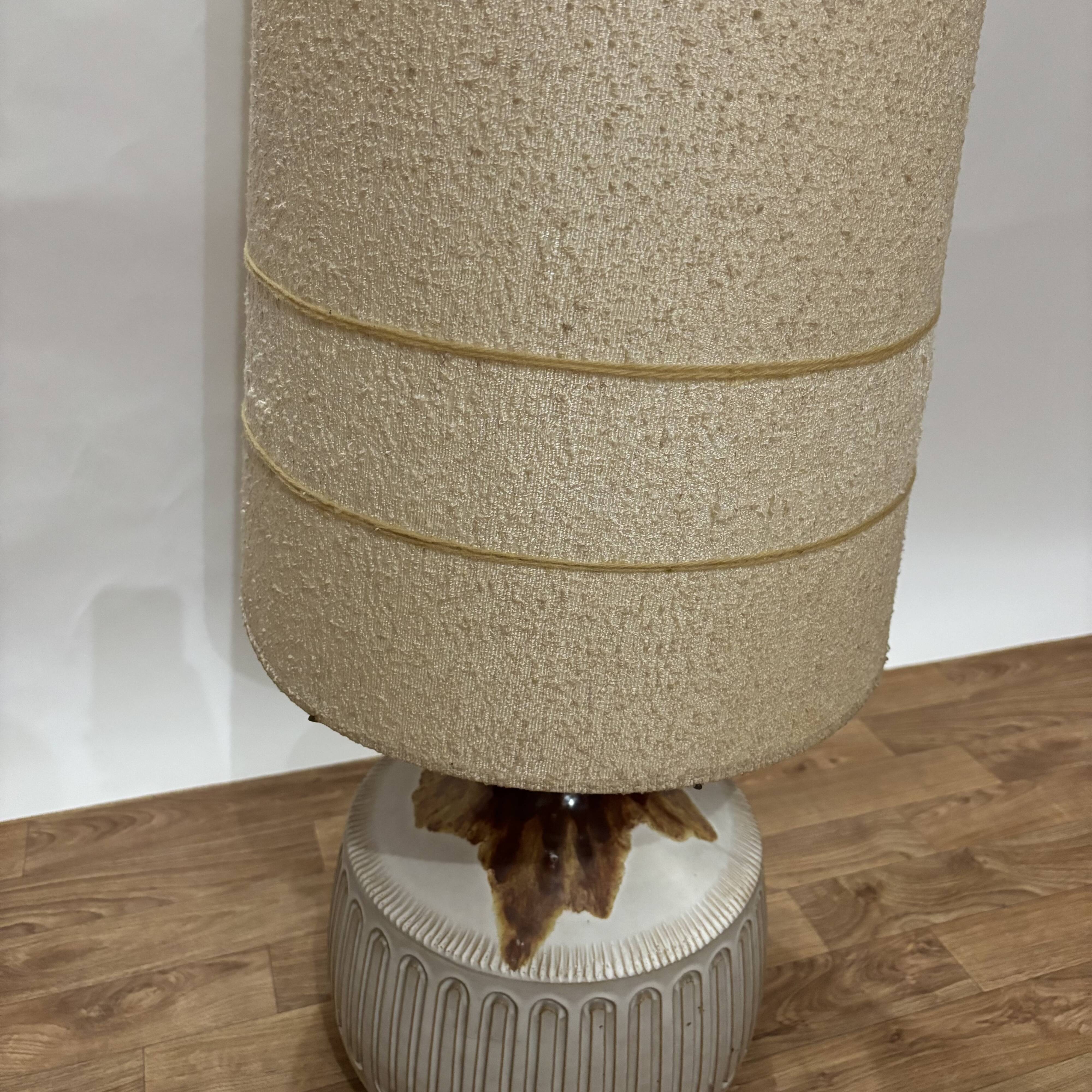 70s ceramic floor lamp