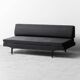 Canapé vintage 3 places dormeuse 1950s moderne antique
