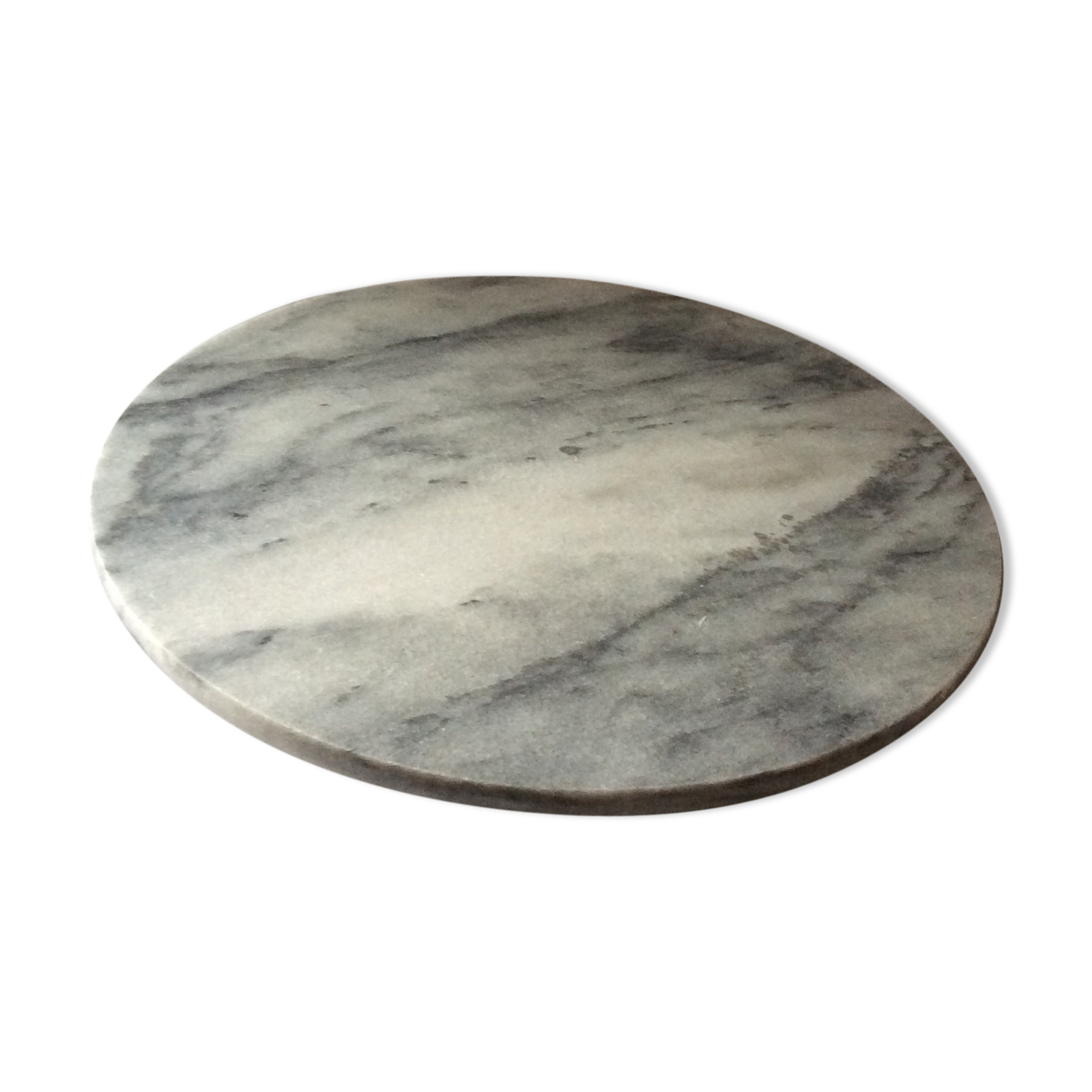 Plateau rond en marbre