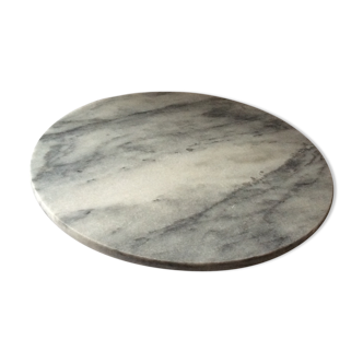 Plateau rond en marbre