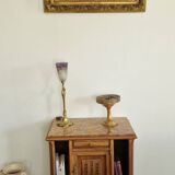 Louis XVI style wood and marble furniture