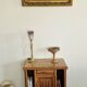 Wood and marble furniture in Louis XVI style