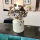 Enamelled stoneware pot