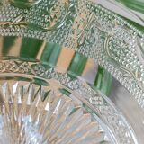 Clear dessert plates