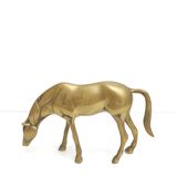 Vintage brass horse 22cm