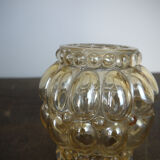 Orange moulded glass hanging