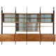 Unité murale modulaire vintage par Jitona, années 1960, ensemble de 4