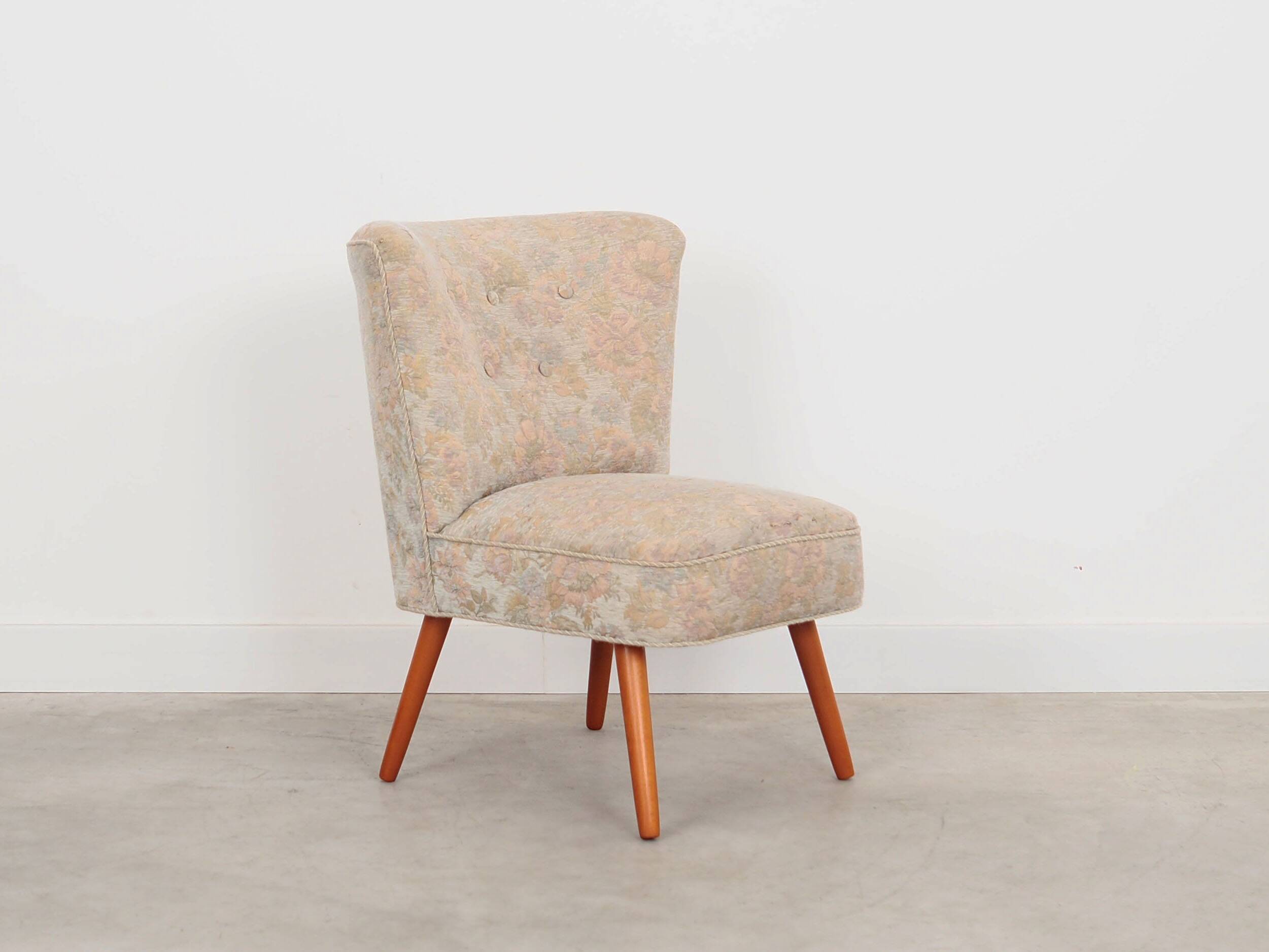 Set of two beech armchairs, Danish design, 1970s, production: Denmark