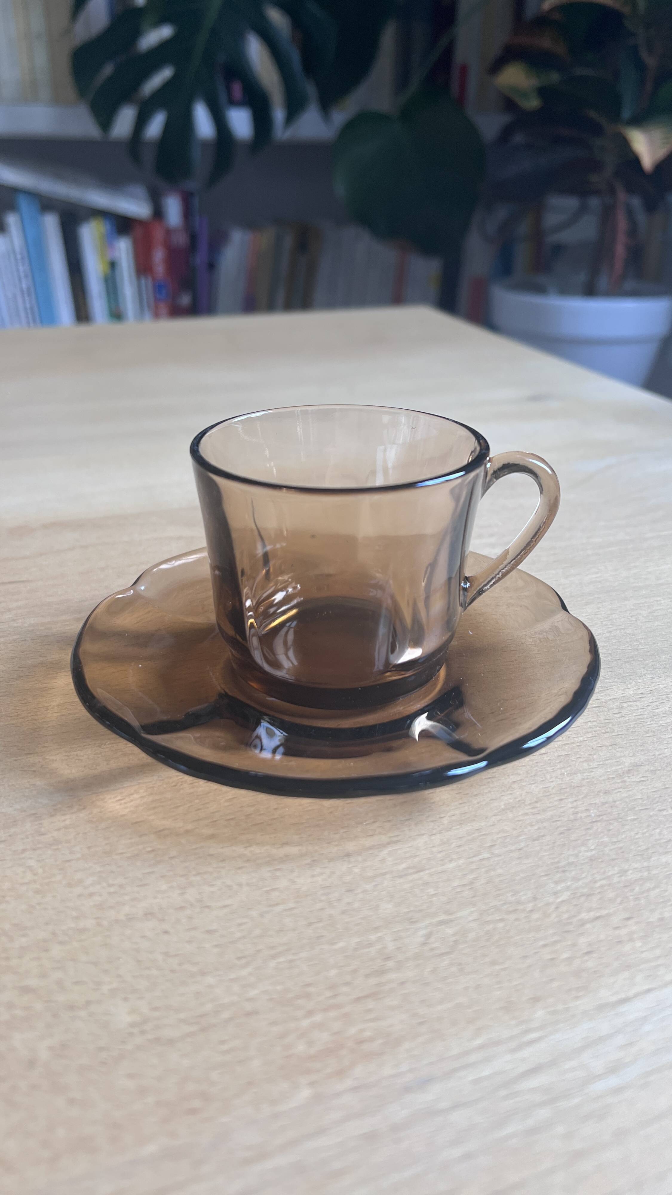 Set of vintage Spanish Duralex coffee cups