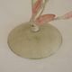 Pair Of French Vintage Metal Table Lamps With Scrolling Leaf Detail