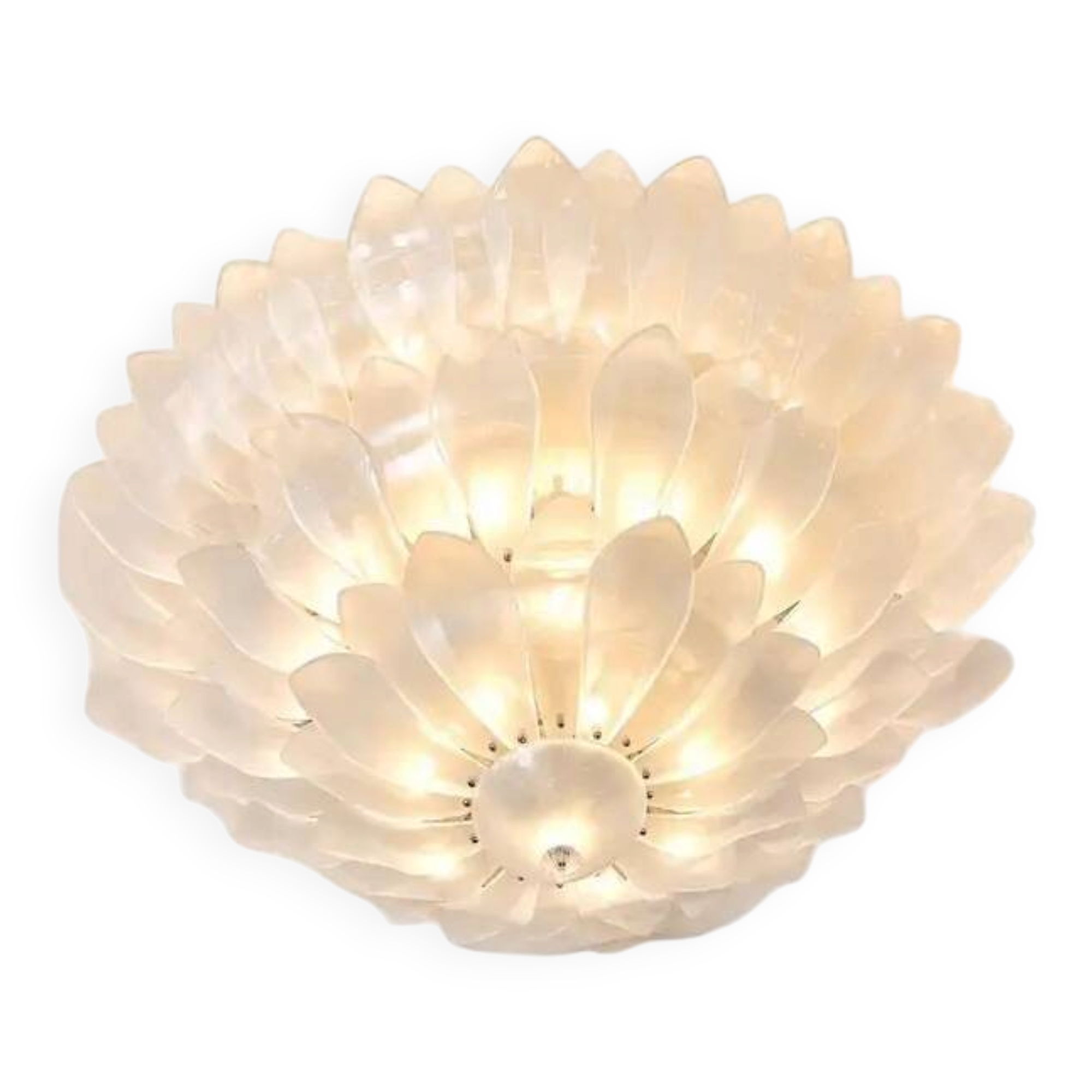Panneau de verre Murano Sanded Petals par Simoeng
