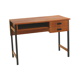 Vintage teak desk with 2 drawers made in the 60s