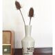 Vase vintage abstrait à motifs géométriques ouest-allemand 2038/25