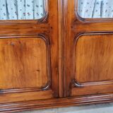 Rustic Wardrobe in Fir with Curtains