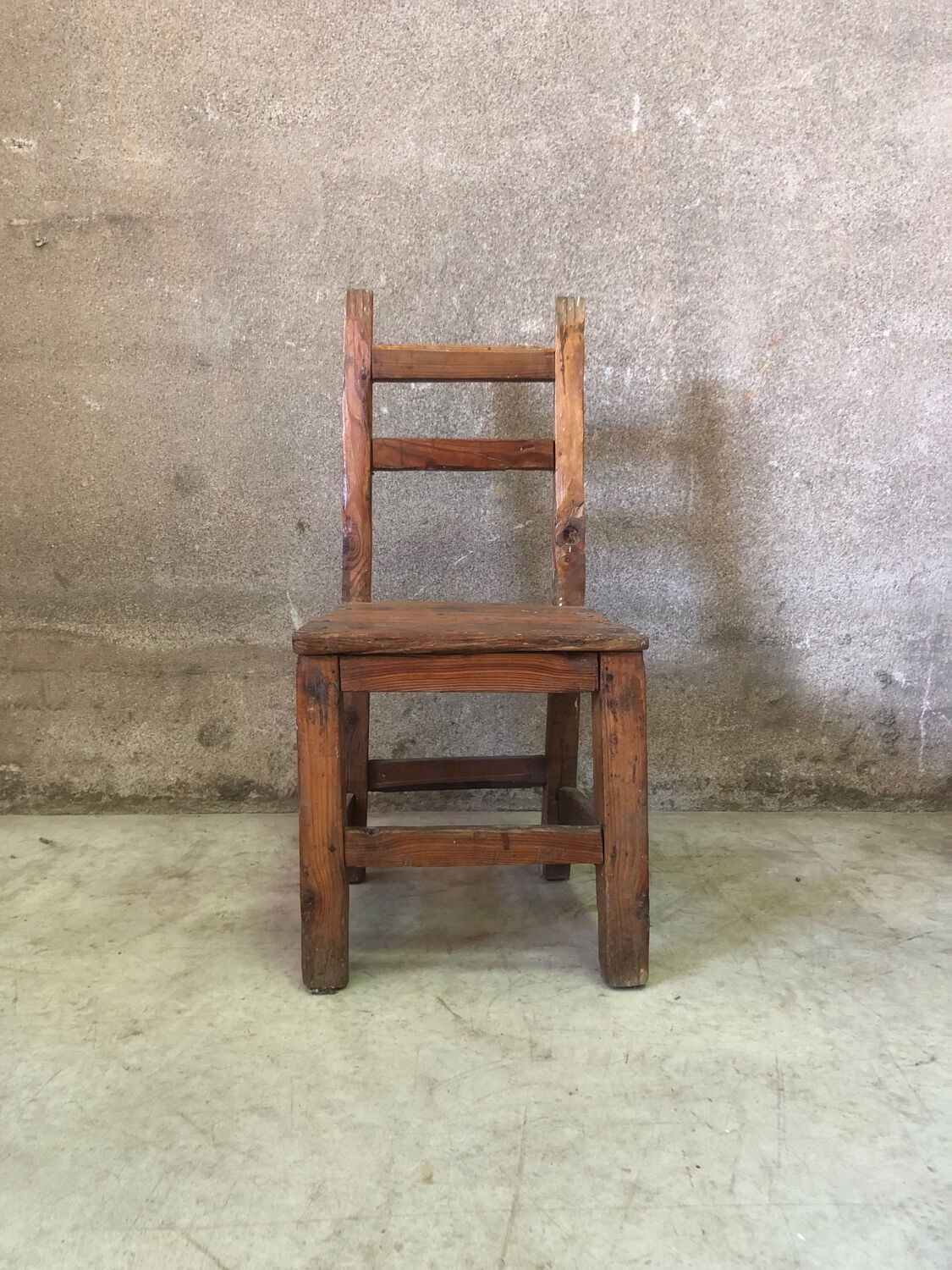 Old Savoyard chair folk art
