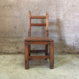 Old Savoyard chair folk art